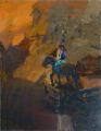 Cavalière barbare - Peintures 1993  1994