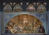 Photo originale d'une peinture d'Eugène Thiery (1875-1961) 