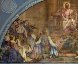 Photo originale d'une peinture d'Eugène Thiery (1875-1961) 